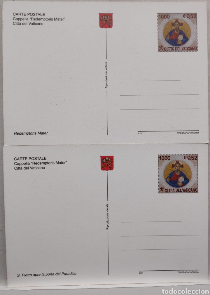 Sellos: Vaticano. Enteros postales mosaicos - Foto 2