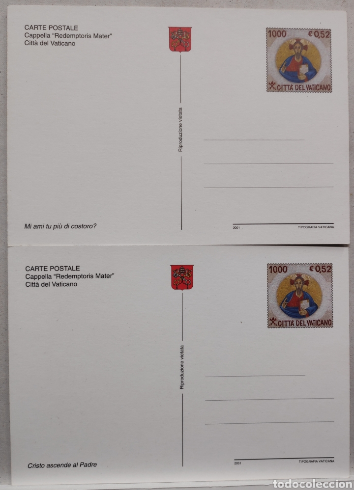 Sellos: Vaticano. Enteros postales mosaicos - Foto 3