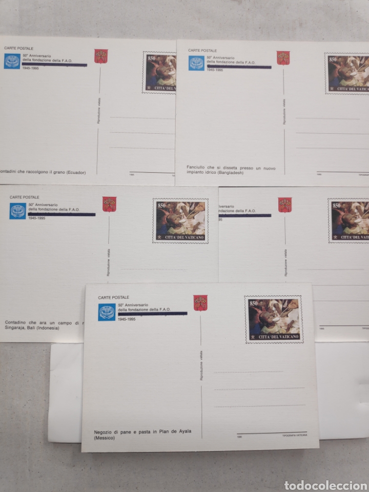 Sellos: Vaticano. Block enteros postales. - Foto 3