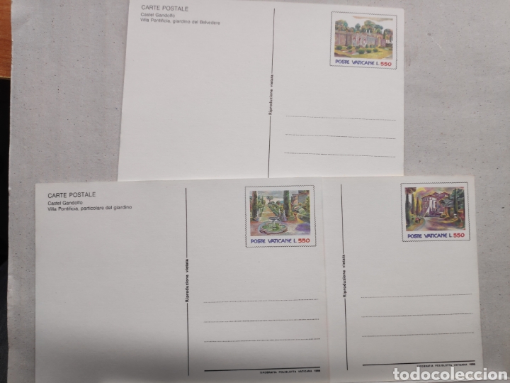 Sellos: Vaticano. Block enteros postales. - Foto 3
