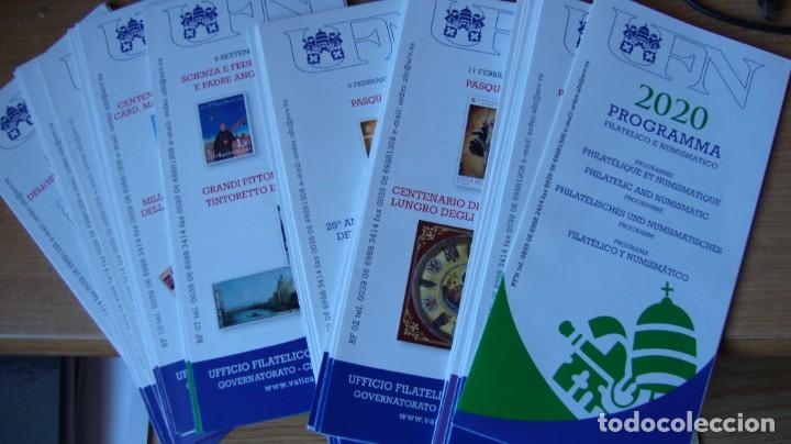 Sellos: VATICANO 61 FOLLETOS PROGRAMA DE EMISIONES - Foto 1