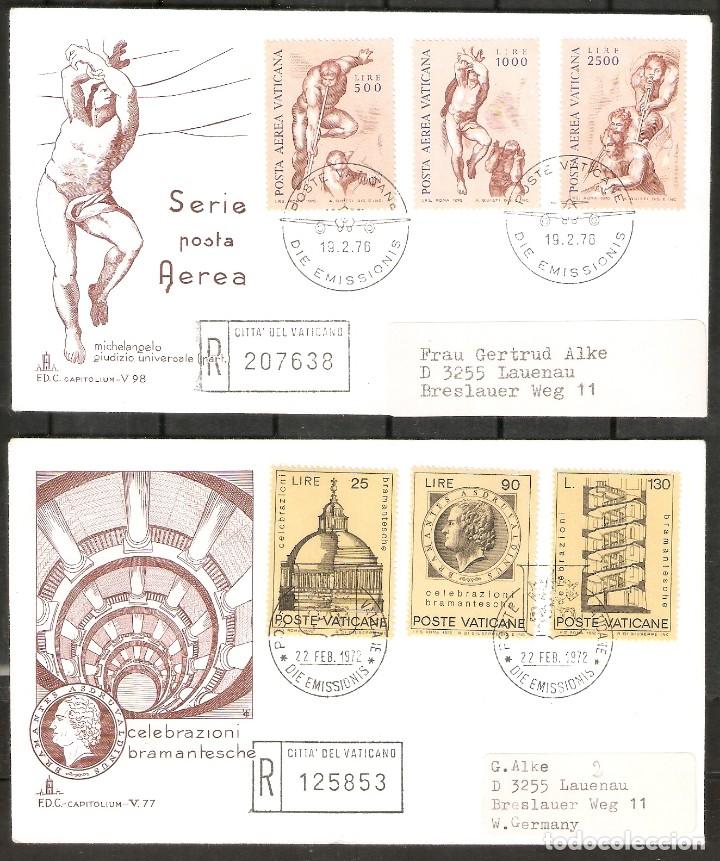 Sellos: VATICANO. 1972-76. FDC. - Foto 1