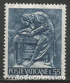 Sellos: VATICANO - 1966 - 55 LIRE CARPINTERO - MNH - Foto 1