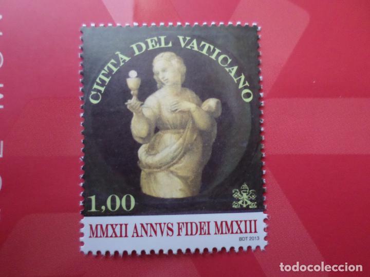 Sellos: -vaticano, 2013, a&ntilde;o de la fe - Foto 1