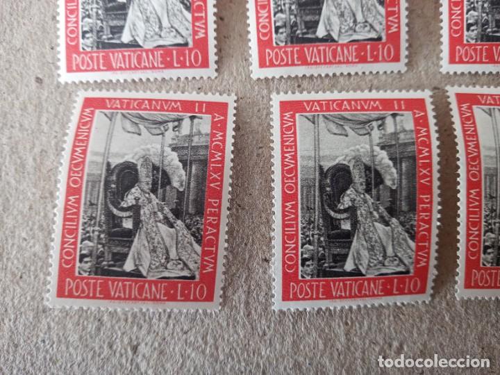 Sellos: LOTE DE SELLOS ANTIGUOS DE. POSTE VATICANO. - Foto 12