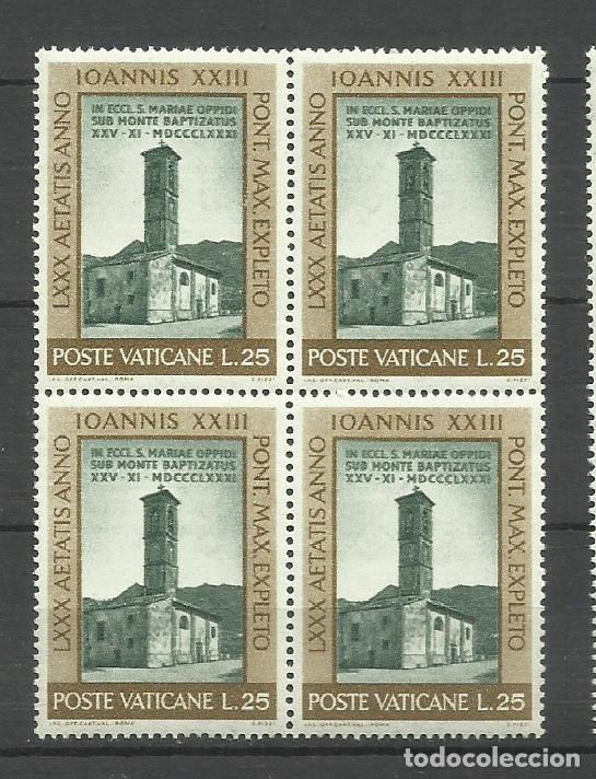 Sellos: CIUDAD DEL VATICANO 1961** BLOC DE CUATRO - Foto 1