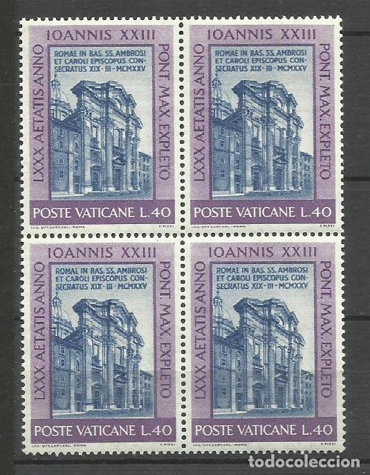 Sellos: CIUDAD DEL VATICANO 1961** BLOC DE CUATRO - Foto 1