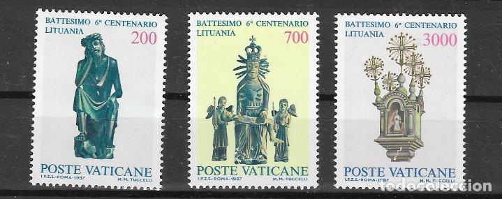 Sellos: VATICANO N&ordm; 806 AL 808 (*) - Foto 1