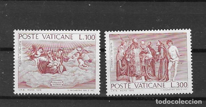 Sellos: VATICANO N&ordm; 611 AL 612 (*) - Foto 1