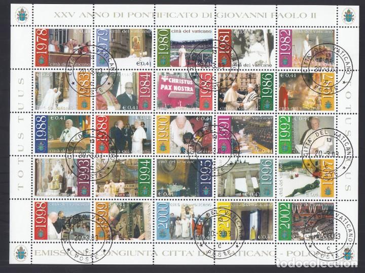 Sellos: VATICANO, 2003 YVERT N&ordm; 1283 / 1307 - Foto 1