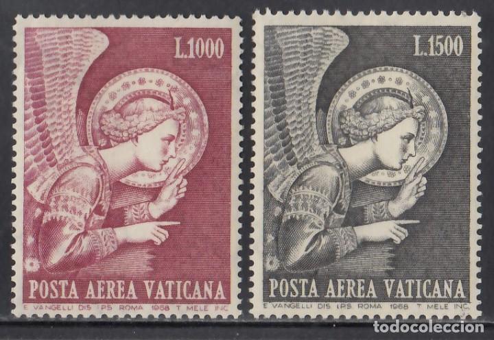 Sellos: VATICANO, 1968 A&eacute;reos YVERT. N&ordm; 53 / 54 /**/, - Foto 1