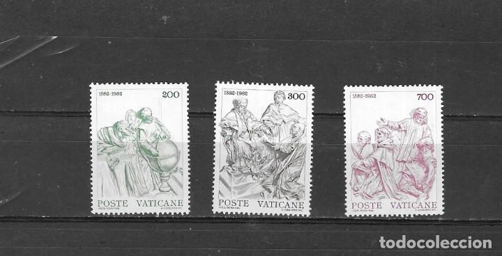 Sellos: VATICANO N&ordm; 734 AL 736 (*) CHARNELA - Foto 1
