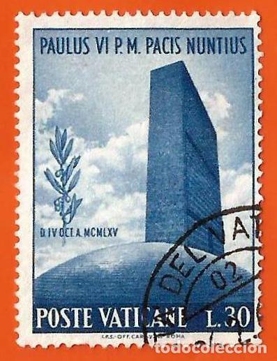 Sellos: VATICANO. 1965. EDIFICIO DE LA ONU. NUEVA YORK - Foto 1