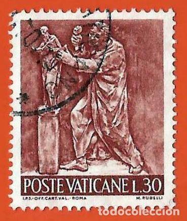 Sellos: VATICANO. 1966. ESCULTOR - Foto 1