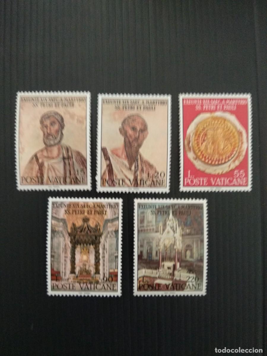 Sellos: SELLOS DEL VATICANO YVERT 466/70 - Foto 1