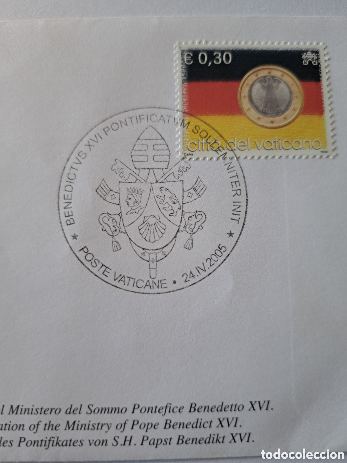 Sellos: SPD poste vaticane Benedicto XVI 2005 - Foto 3