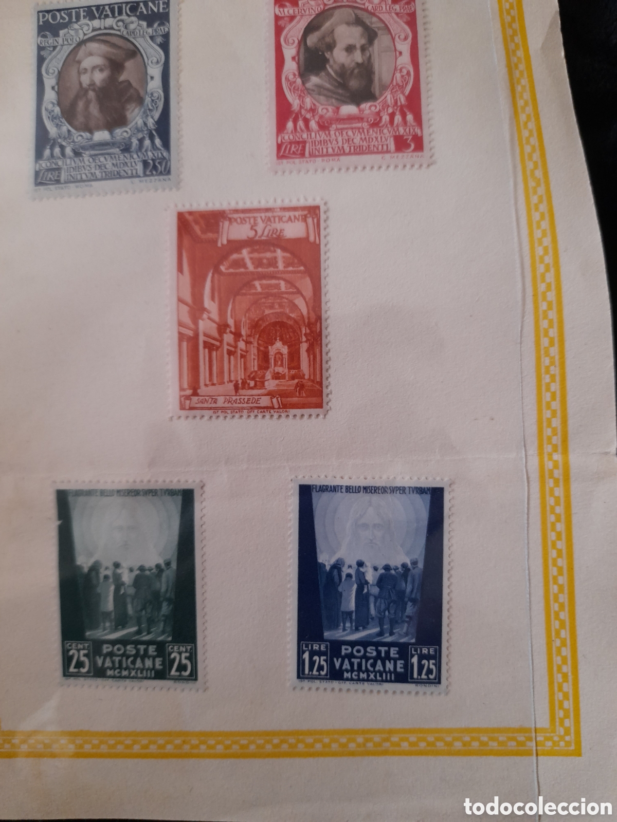 Sellos: Cinco sellos del Vaticano - Foto 3