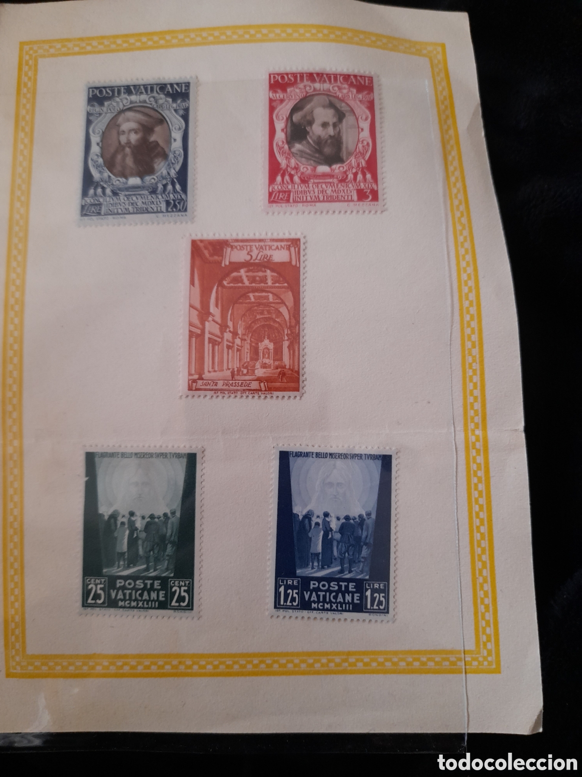 Sellos: Cinco sellos del Vaticano - Foto 1