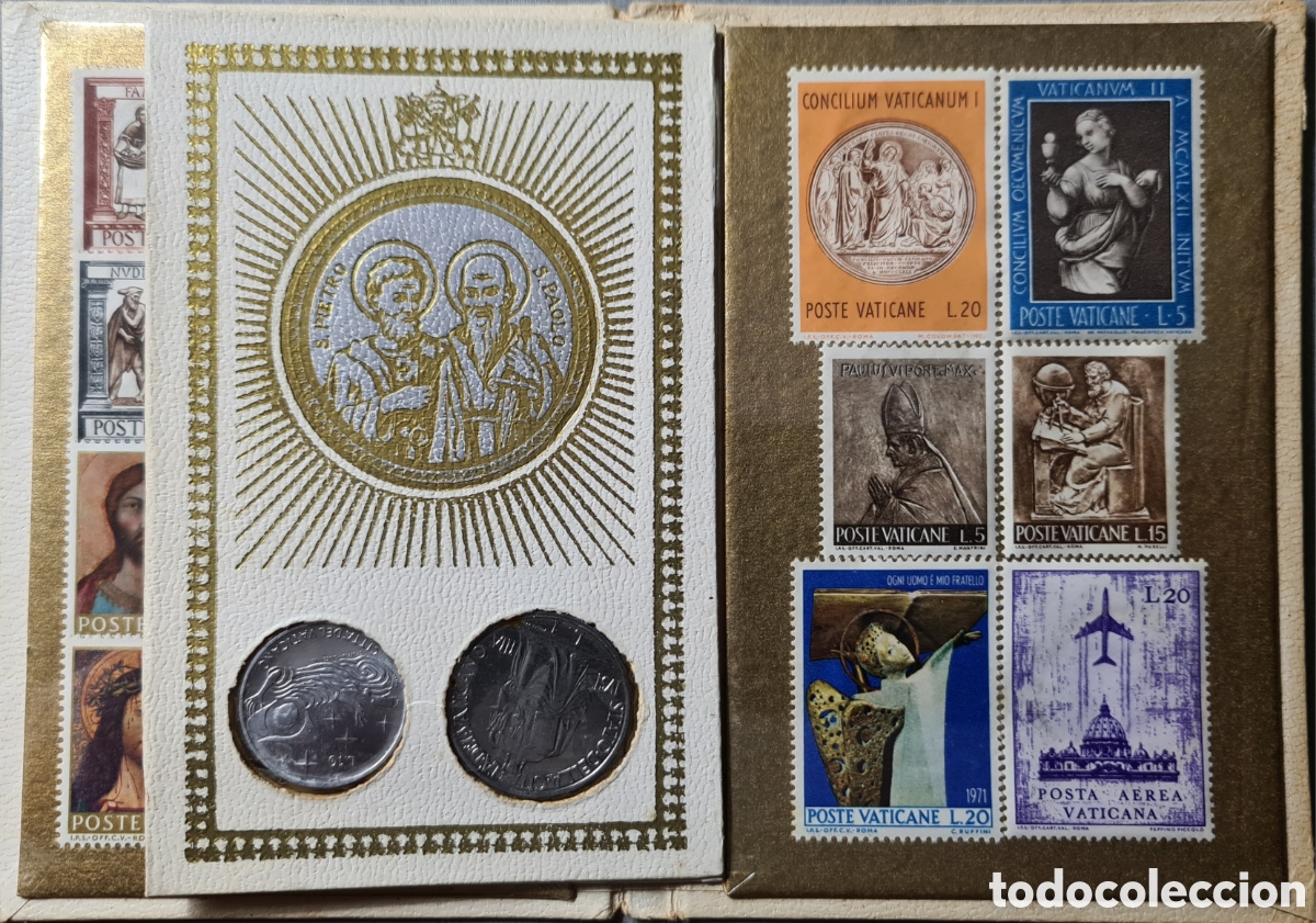 Sellos: Libreto Souvenir de la Ciudad del Vaticano - Foto 3