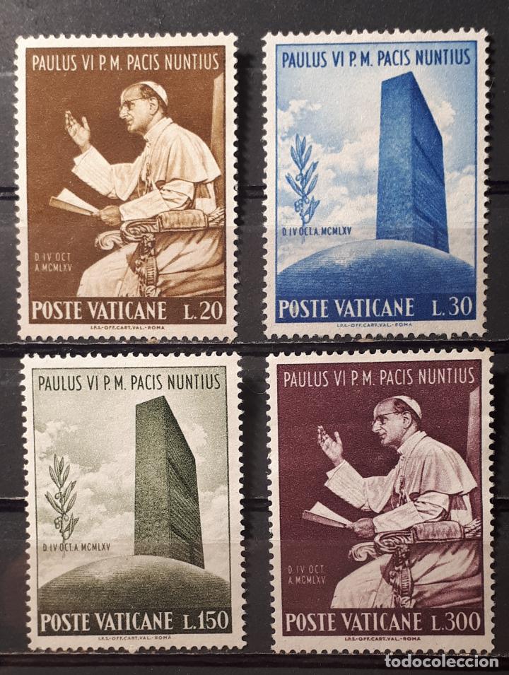 Sellos: VATICANO. A&Ntilde;O 1965 (*).Yvert 434/7. - Foto 1