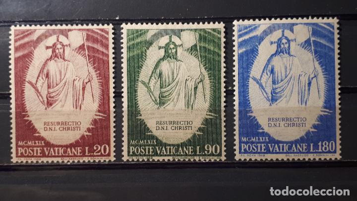 Sellos: VATICANO. A&Ntilde;O 1969 **. Yvert 485/7. - Foto 1