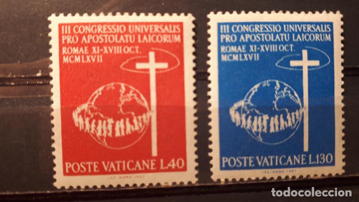 Sellos: VATICANO. A&Ntilde;O 1967 * Yvert 471/2. - Foto 1