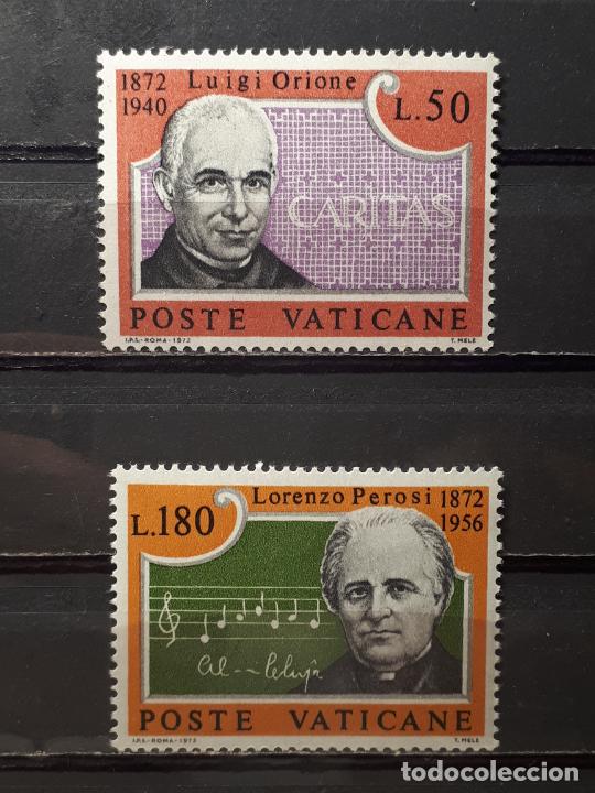 Sellos: Vaticano ** A&ntilde;o 1972. Yvert 547/8. - Foto 1