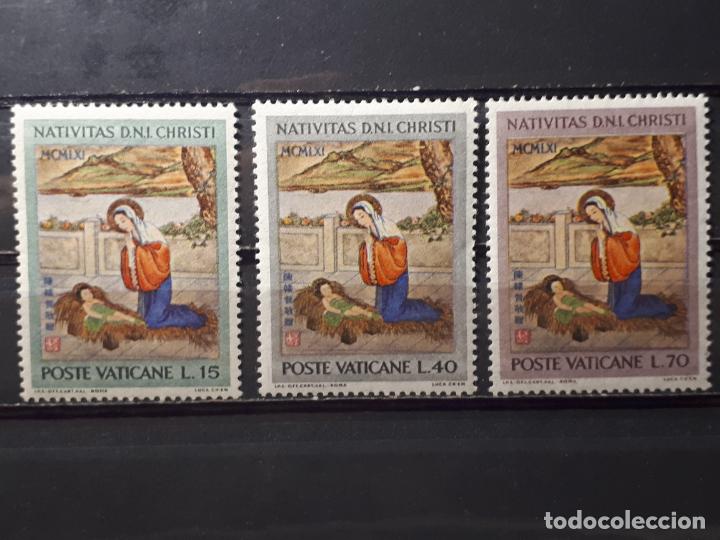 Sellos: Vaticano * A&ntilde;o 1961. Yvert 341/3 - Foto 1