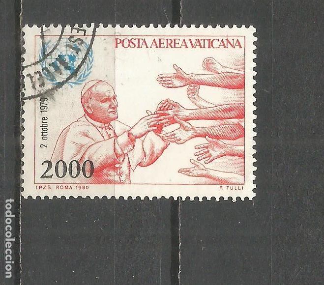 Sellos: VATICANO CORREO AEREO YVERT NUM. 71 USADO - Foto 1