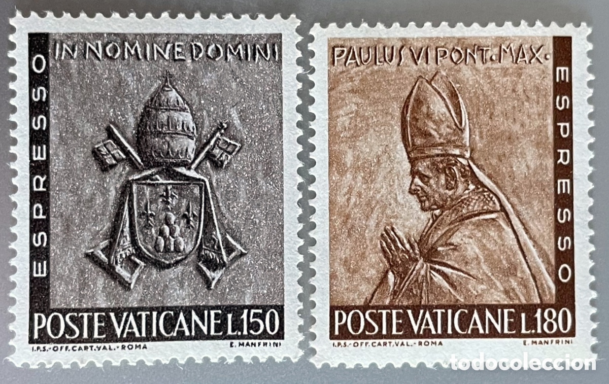 Sellos: Vaticano. Urgente. 1966 - Foto 1