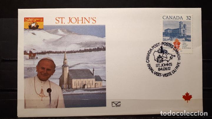 Sellos: Viaje del Papa a Canad&aacute;. 1984 - Foto 5
