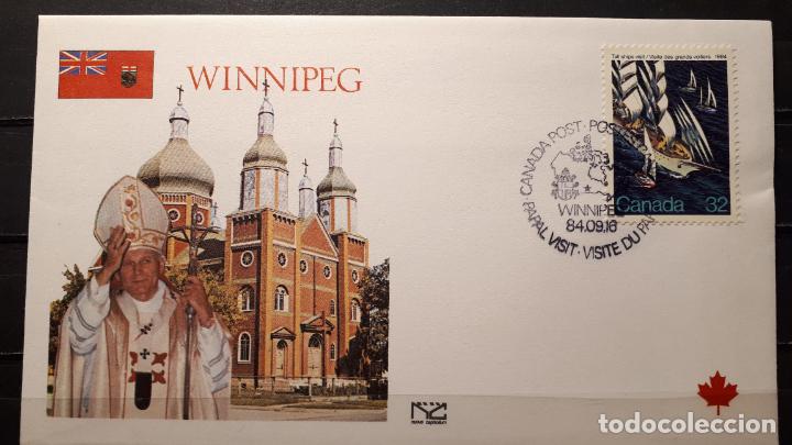 Sellos: Viaje del Papa a Canad&aacute;. 1984 - Foto 10