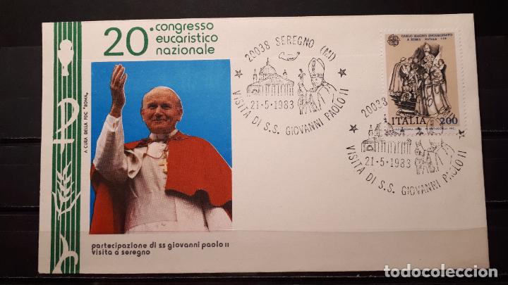 Sellos: Viaje del Papa a Milan 1983 - Foto 4