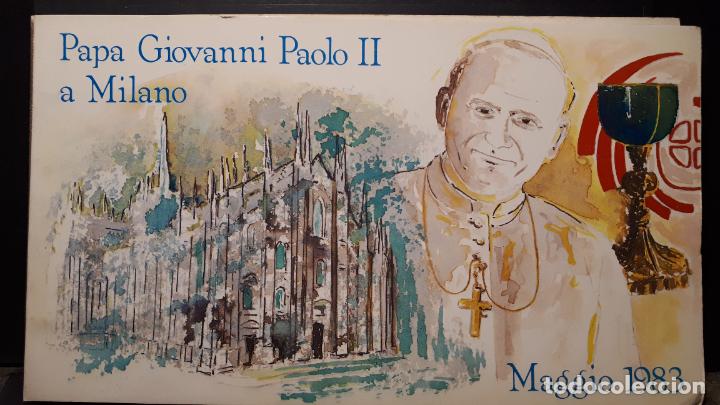 Sellos: Viaje del Papa a Milan 1983 - Foto 1
