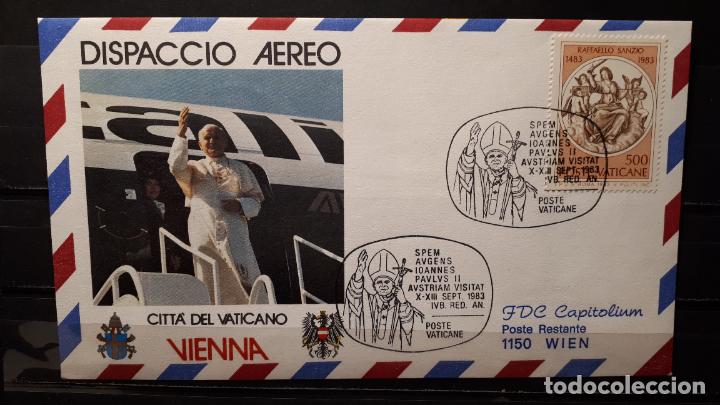Sellos: Viaje del Papa a Austria. 1983 - Foto 2