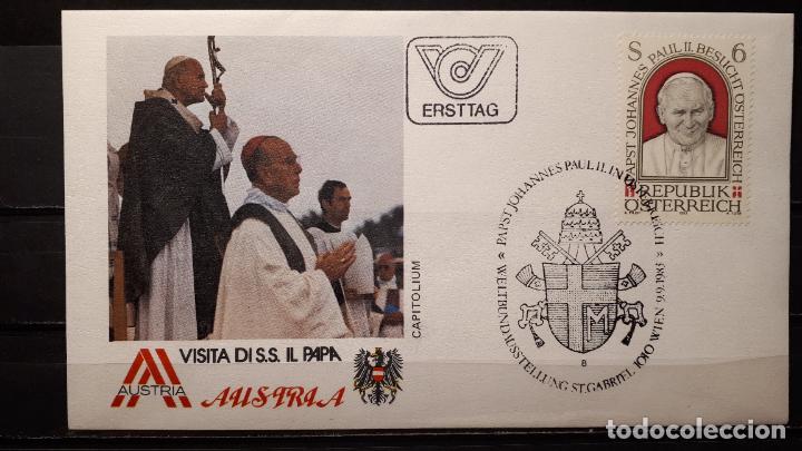 Sellos: Viaje del Papa a Austria. 1983 - Foto 3