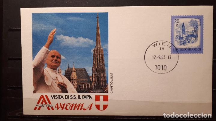 Sellos: Viaje del Papa a Austria. 1983 - Foto 6