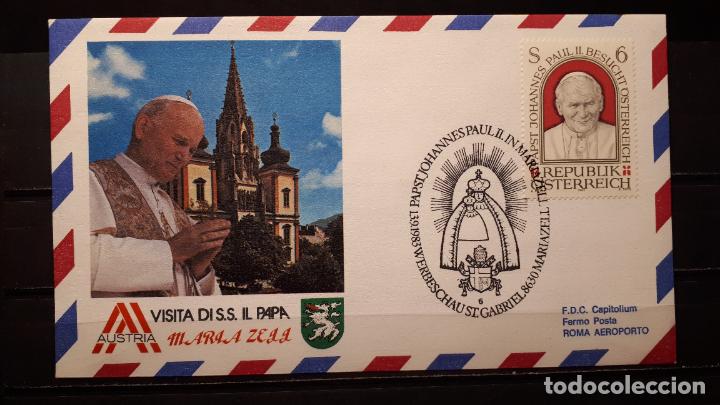 Sellos: Viaje del Papa a Austria. 1983 - Foto 7