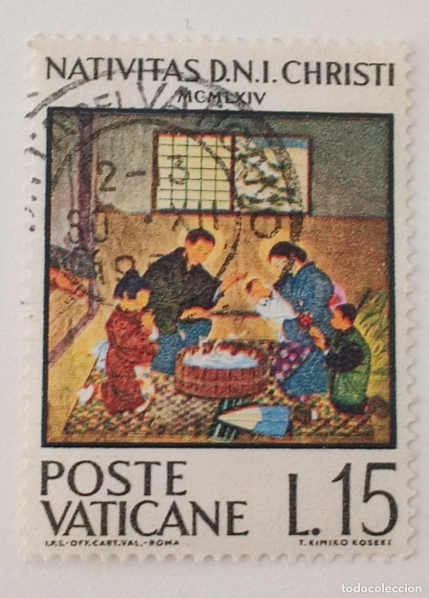 Sellos: Sello Del Vaticano Navidad. - Foto 1