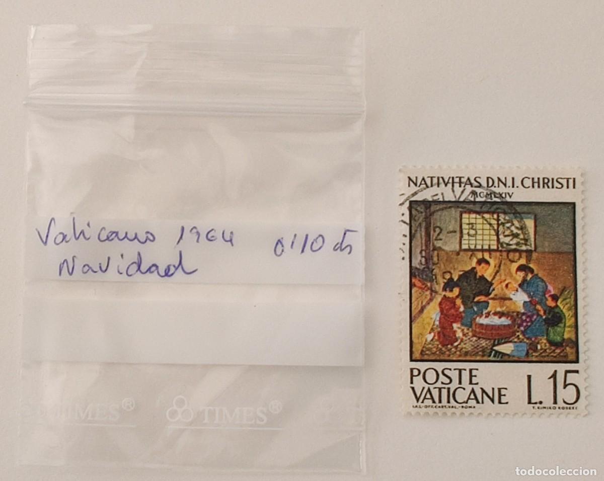 Sellos: Sello Del Vaticano Navidad. - Foto 4