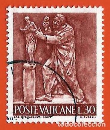 Sellos: VATICANO. 1966. ESCULTOR - Foto 1