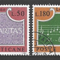 Sellos: VATICANO 547/48 - AÑO 1972 - MUSICA - CENTENARIO DEL NACIMIENTO DE L. ORIONE Y DE L. PEROSI