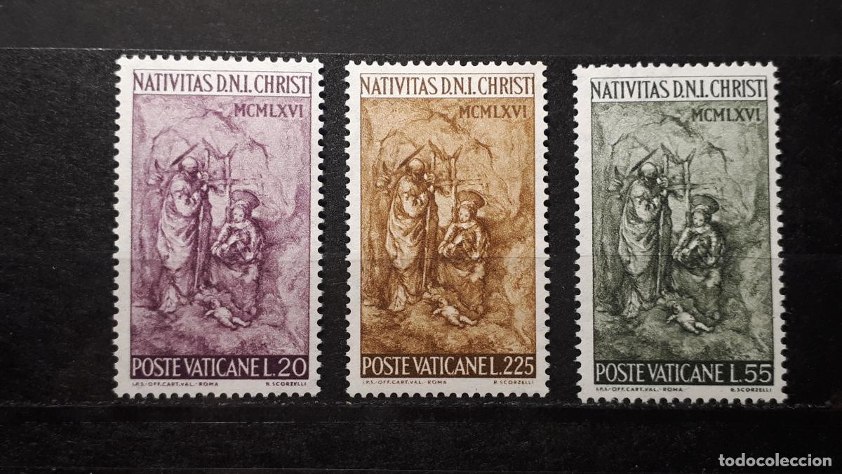 Sellos: VATICANO. A&Ntilde;O 1966 **. YVERT 463/5 - Foto 1