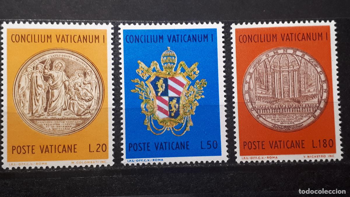 Sellos: VATICANO. A&ntilde;o 1970 ** . YVERT 502/4 - Foto 1