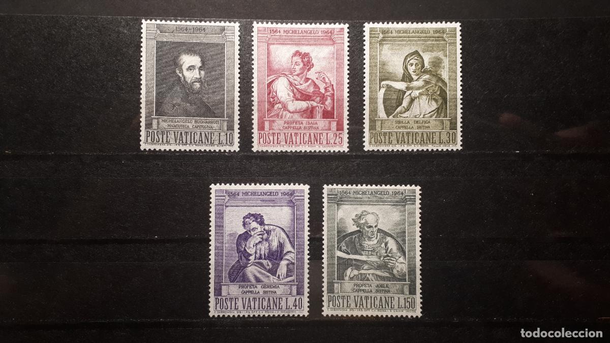 Sellos: VATICANO. A&ntilde;o 1964 ** . YVERT 405/9 - Foto 1