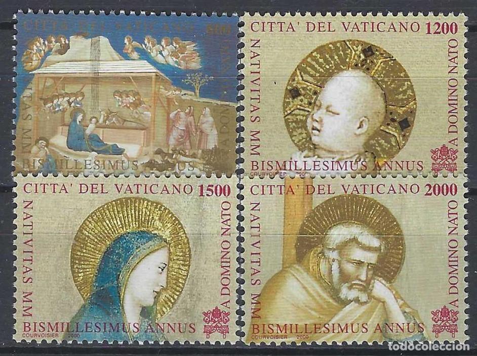 Sellos: CIUDAD DEL VATICANO 2000 - NAVIDAD, S.COMPLETA - MNH** - Foto 1