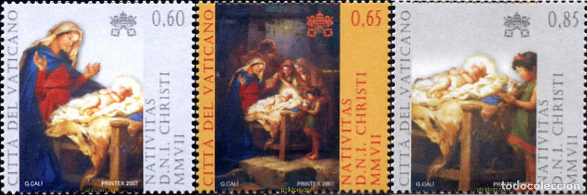 Sellos: 210957 MNH VATICANO 2007 NAVIDAD - Foto 1