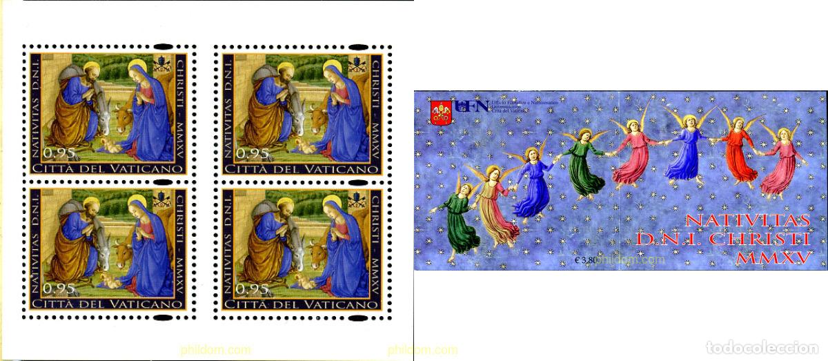 Sellos: 352197 MNH VATICANO 2015 NAVIDAD - Foto 1