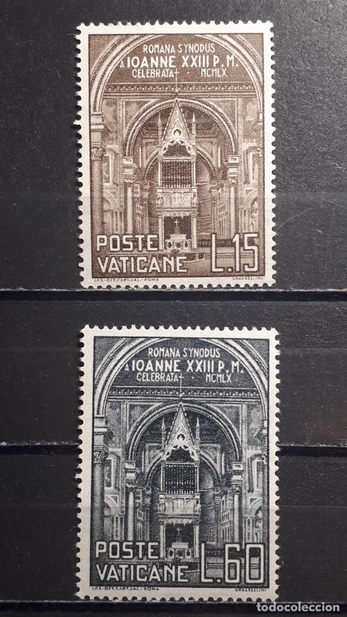 Sellos: VATICANO. A&Ntilde;O 1960. **. YVERT 287/8 - Foto 1