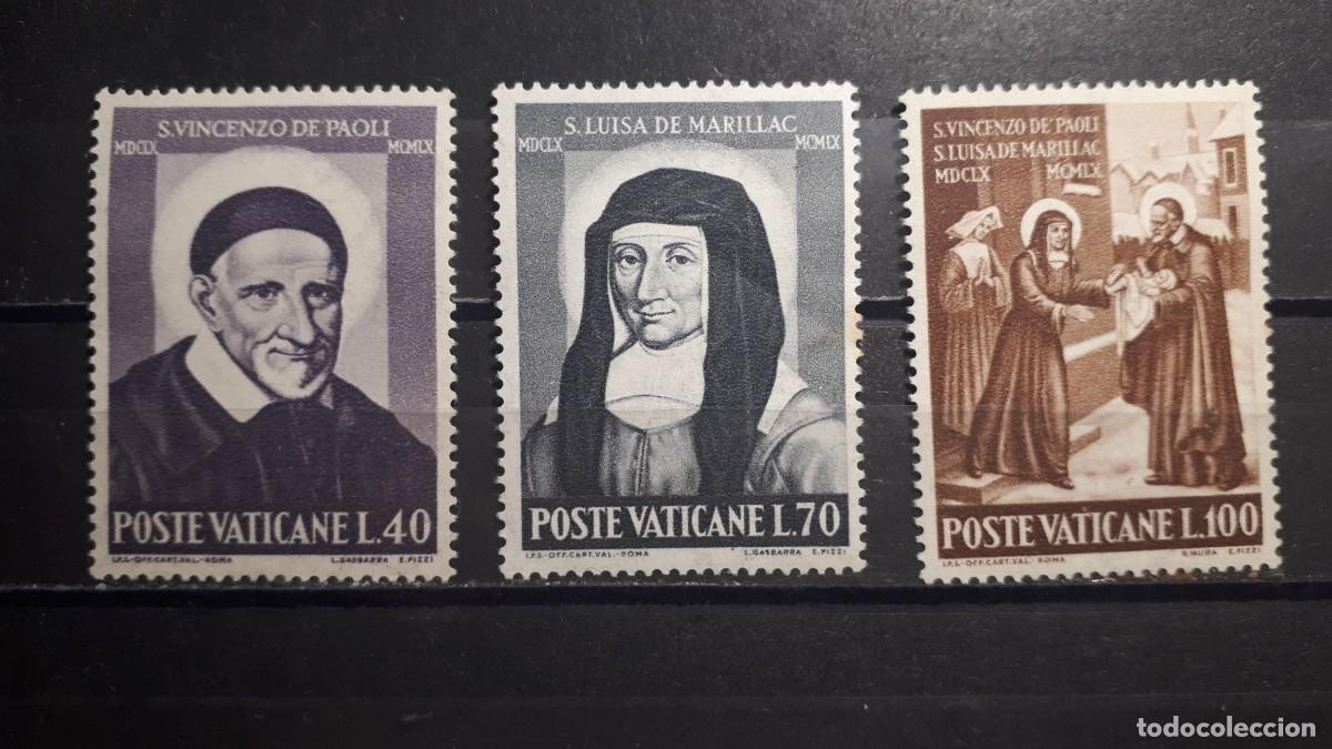 Sellos: VATICANO. A&Ntilde;O 1960. **. YVERT 313/5 - Foto 1